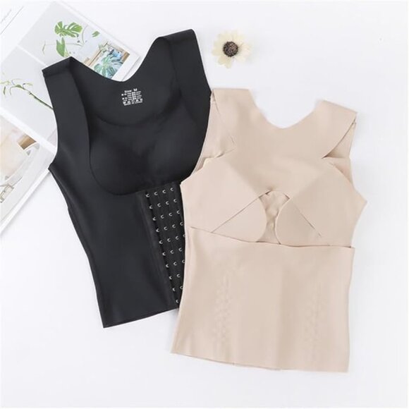 Shapewear Bra 4-in-1 Waist Buttoned Bra Shapewear Waist Trainer(Ask for Size) - Picture 3 of 8